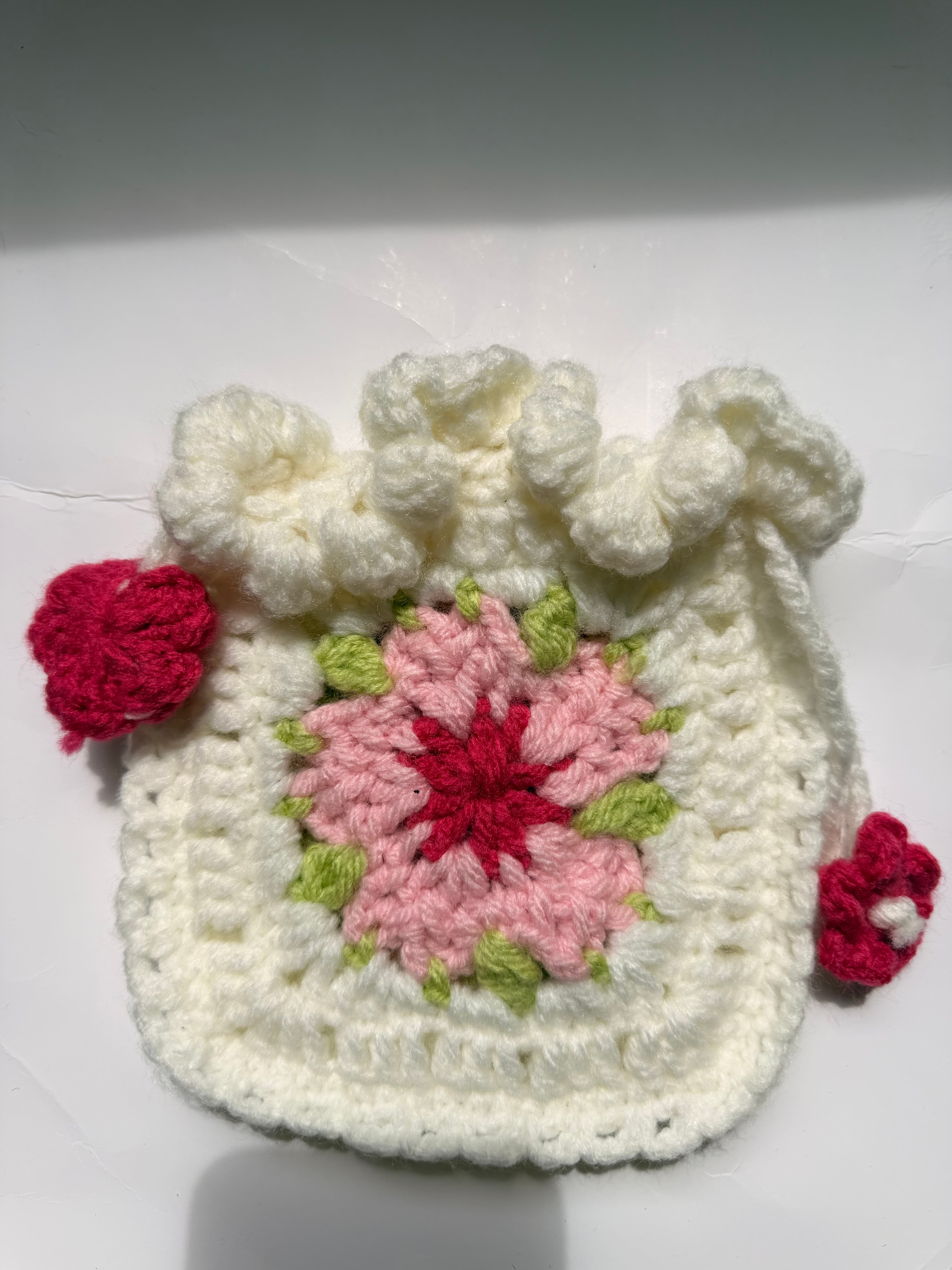 Cherry Blossom Drawstring Pouch