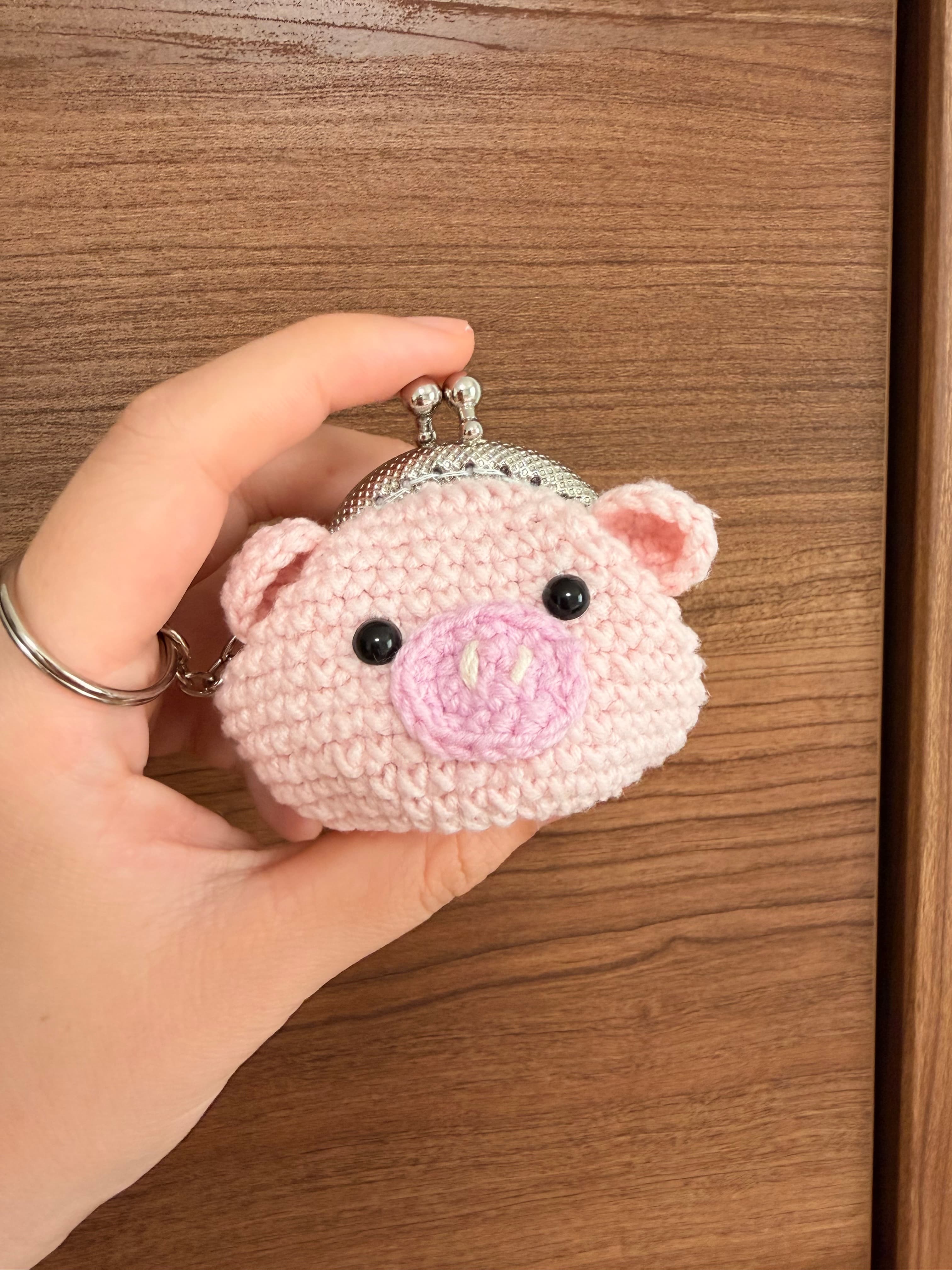 Piggy Kiss Lock Coin Purse